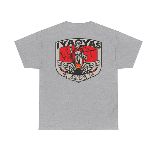 Saint Barbara Shield Aviation Ordnance Heritage Tee